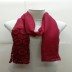 Half Net Diamond Stole- Apple Red